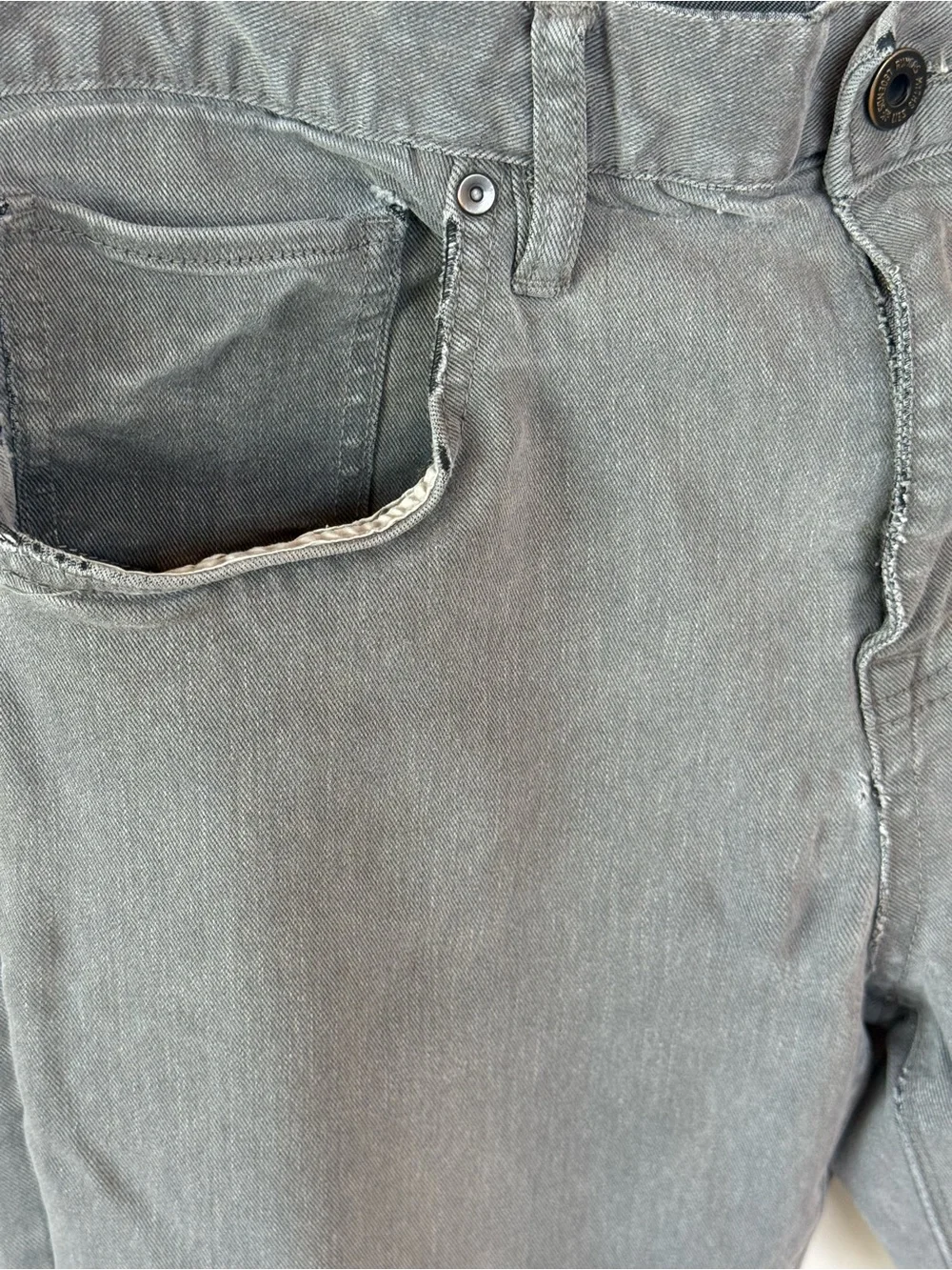 Roark HWY 133 Slim Straight Denim * Gray * Approx 34x32 or XL